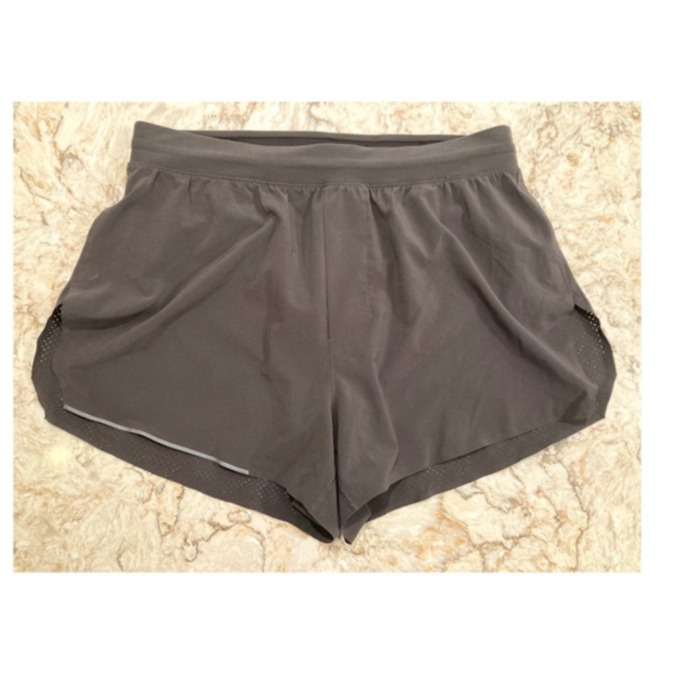 Lululemon Fast Free Short 3" GRAPHITE GREY Small